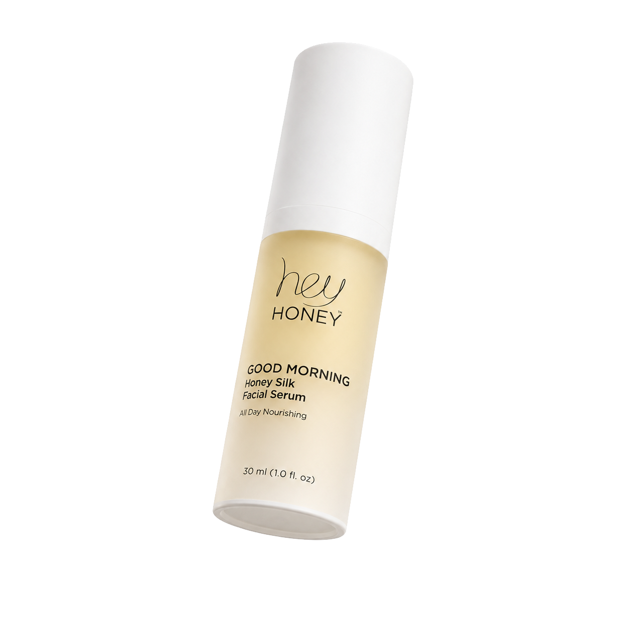 Floating Hey Honey facial serum product render