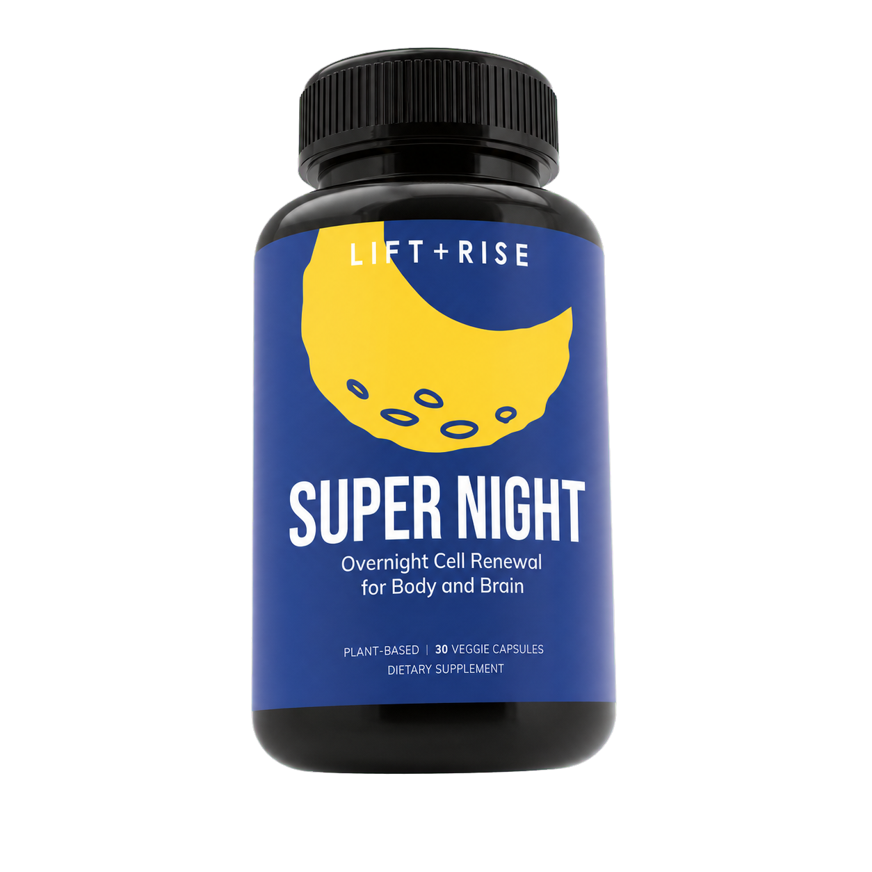 Floating Lift and Rise Super Night supplement bottle