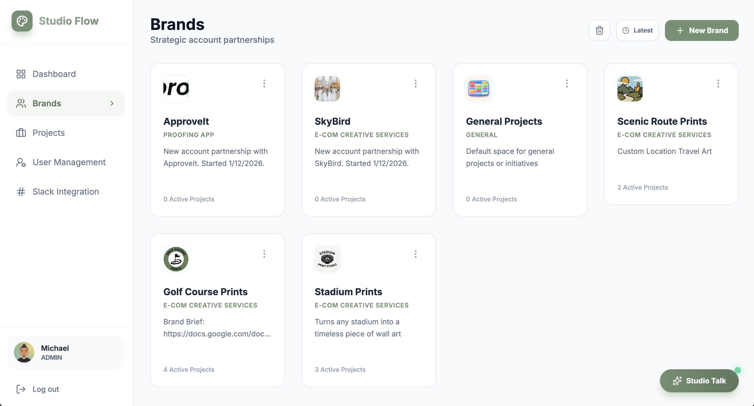 AI Project Management Platform interface